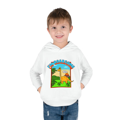 I'm Roarsome! Toddler Pullover Fleece Hoodie - Argentinosaurus (4 colors)