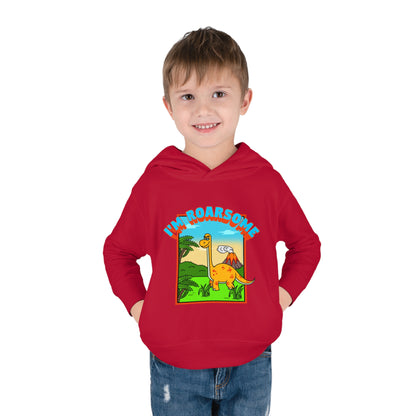 I'm Roarsome! Toddler Pullover Fleece Hoodie - Argentinosaurus (4 colors)