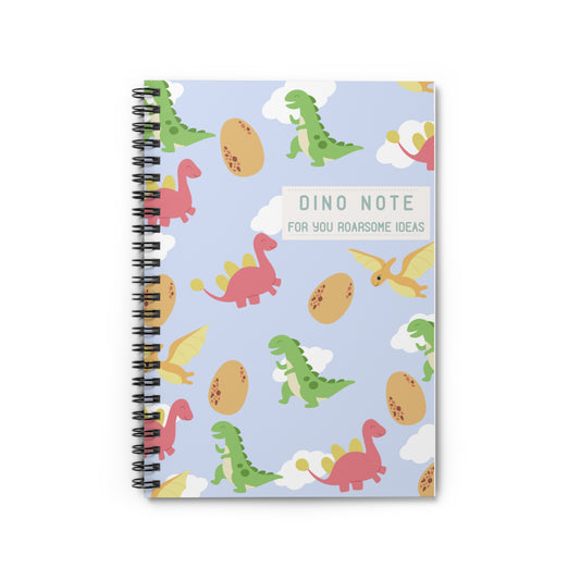 Your Dino Note Spiral Notebook - (Purple)