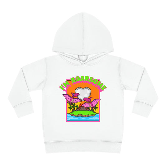 I'm Roarsome ! Toddler Pullover Fleece Hoodie - Pterodactylus (4 Colours)