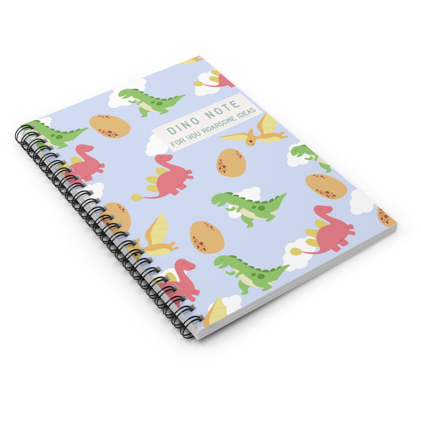 Your Dino Note Spiral Notebook - (Purple)