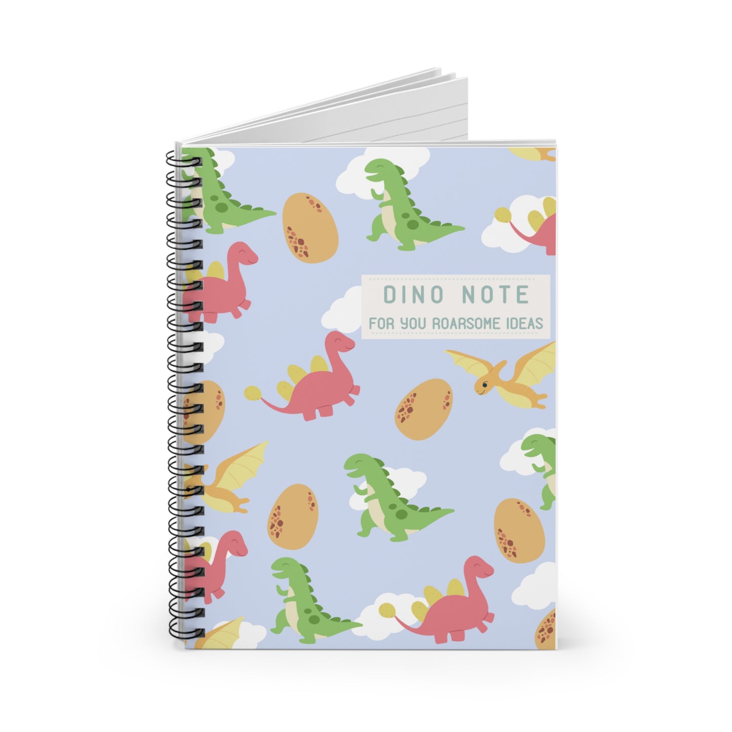 Your Dino Note Spiral Notebook - (Purple)