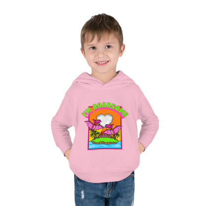 I'm Roarsome ! Toddler Pullover Fleece Hoodie - Pterodactylus (4 Colours)