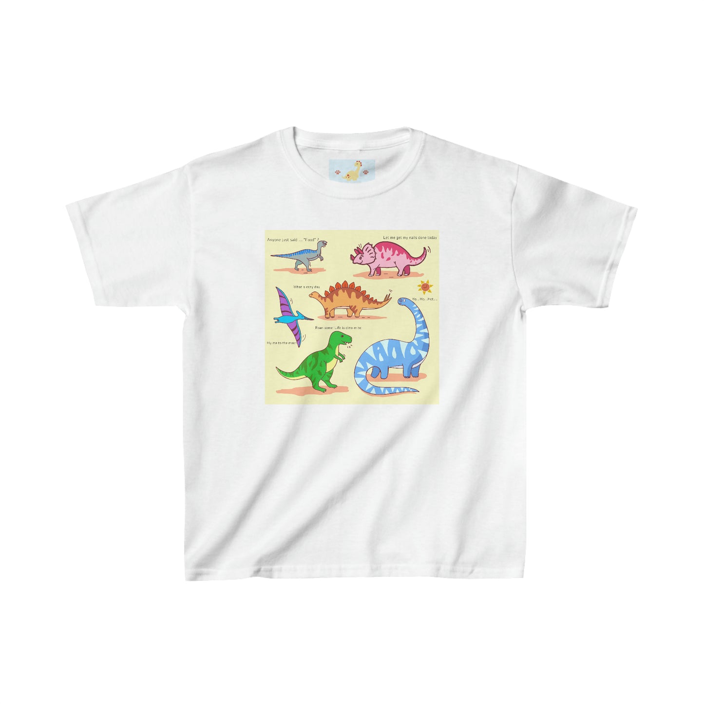 DinoVerse Delights Kids Heavy Cotton™ Tee