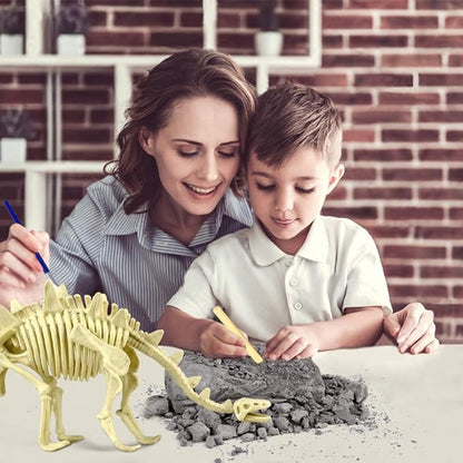 Dinosaur Dig Kit for Kids - Dinosaur Fossil Dig ExcaDinosaur Dig Kit for Kids - Dinosaur Fossil Dig Excavation Kit, Dinosaur Fossils T-Rex- Perfect Education Dinosaur DIY Toys Gift for Boys and Girls