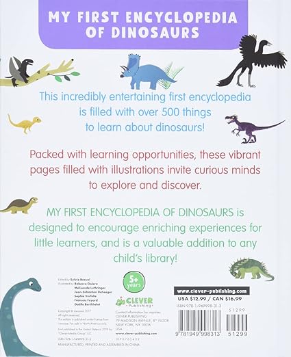 My First Encyclopedia of Dinosaurs: Over 500 Things to Learn!