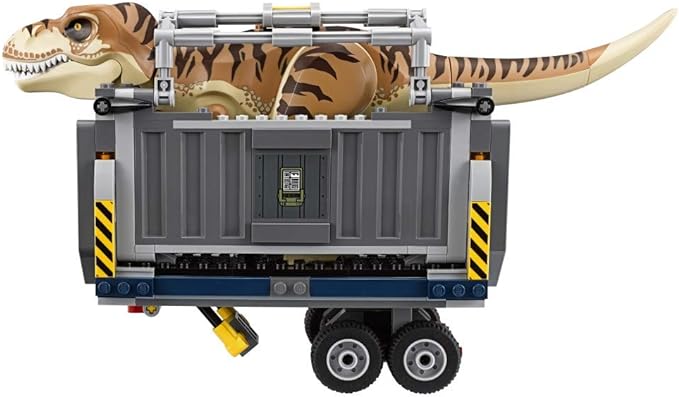 LEGO Jurassic World T. rex Transport 75933 Dinosaur Play Set with Toy Truck (609 Pieces)