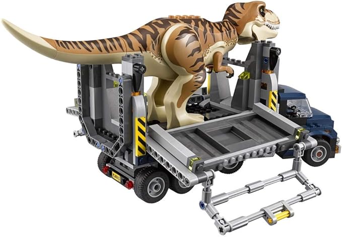 LEGO Jurassic World T. rex Transport 75933 Dinosaur Play Set with Toy Truck (609 Pieces)