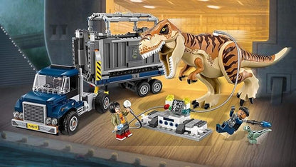 LEGO Jurassic World T. rex Transport 75933 Dinosaur Play Set with Toy Truck (609 Pieces)