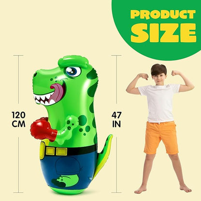 47" Inflatable T-rex Bopper Bag