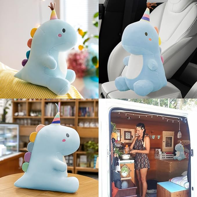 Cute Stuffed BirthdayDinosaur Toy Plush Doll30cm/11.81")