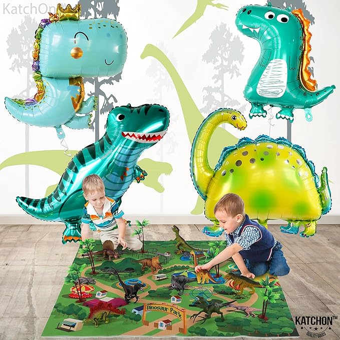 Giant Baby Dinosaur Balloons - 38 Inch Dinosaur Balloons for Birthday Party | Dino Balloons for Dinosaur Party Decorations