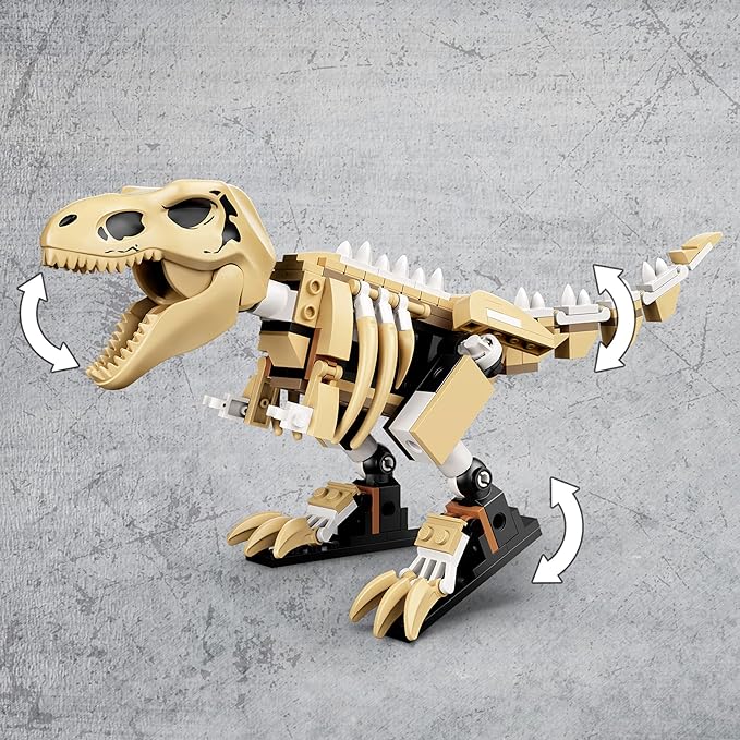 LEGO Jurassic World T. rex Dinosaur Fossil Exhibition 76940 Building Kit; New 2021 (198 Pieces)