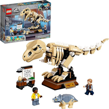 LEGO Jurassic World T. rex Dinosaur Fossil Exhibition 76940 Building Kit; New 2021 (198 Pieces)