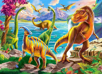 Puzzles for Kids Ages 4-8 Year Old,100 Piece Dinosaur Puzzles for Toddler 4-5, 6-8 Jigsaw Puzzle for Toddler Children Learning Educational Puzzles Toys for Boys and Girls…