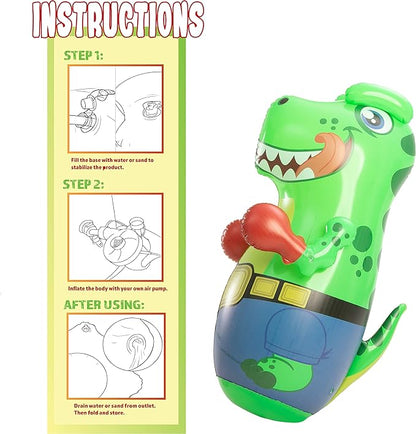 47" Inflatable T-rex Bopper Bag